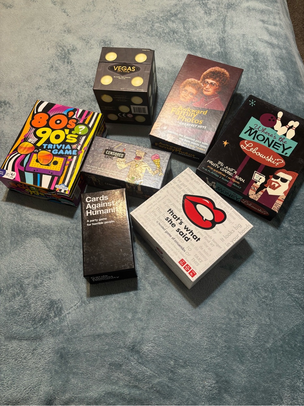 Assorted Party Card & Trivia Game Bundle - Multicolor Boxes